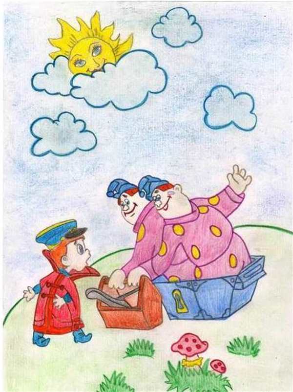 Двое из ларца раскраска