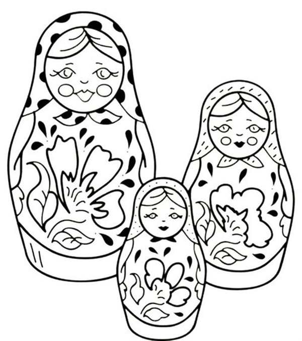 Раскраски ко Дню единства