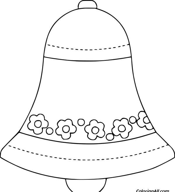 Колокольчик персиколистный раскраска