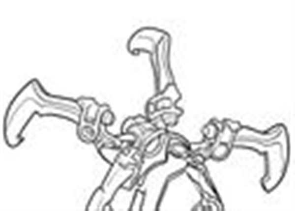 Раскраска LEGO Bionicle