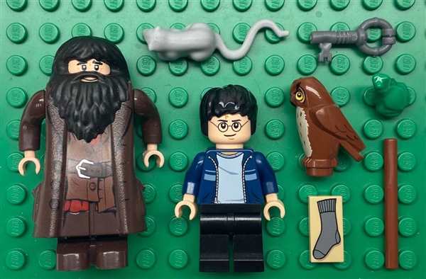 Раскраски LEGO Гарри ПотTER и Хагрид