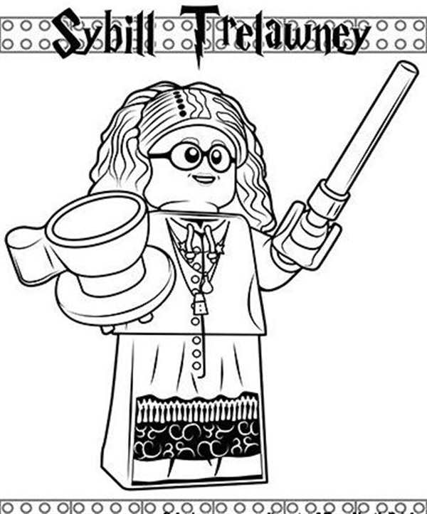 LEGO Harry Potter раскраска