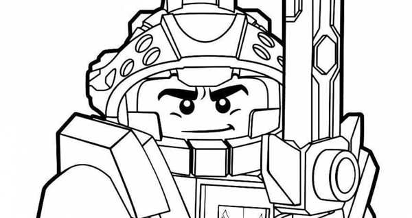 Раскраска LEGO Nexo Knights