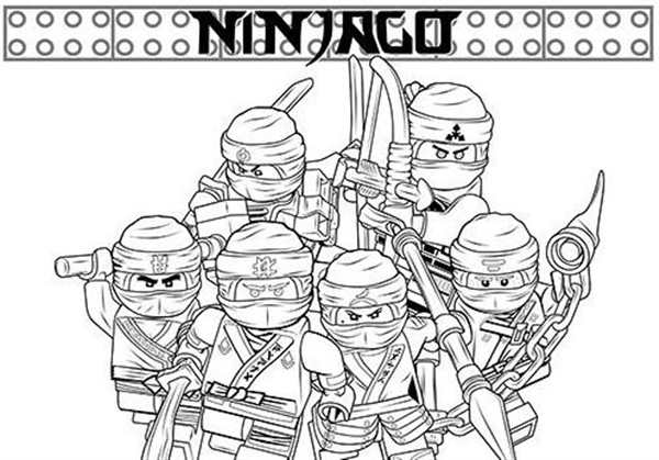 Раскраски LEGO Ninjago