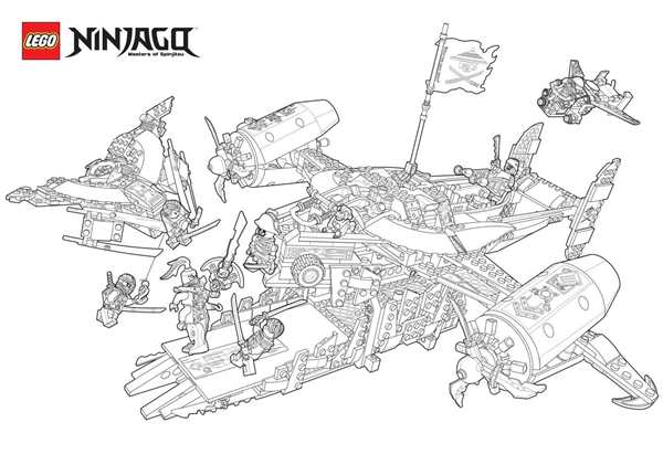 Раскраски LEGO Ninjago