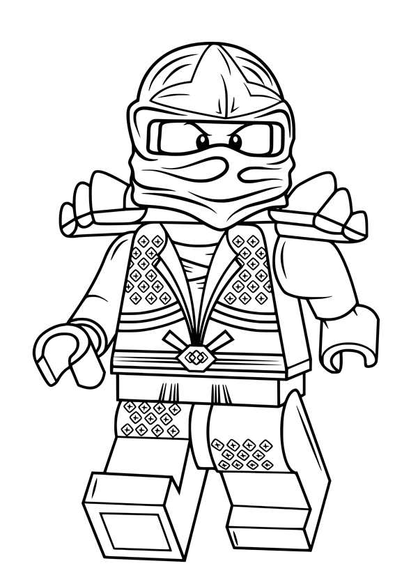 LEGO Ниндзяго раскраска