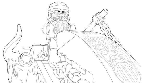 Раскраски LEGO Ninjago