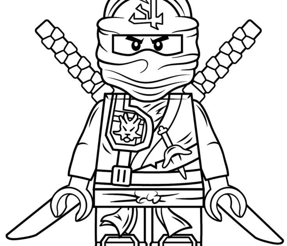 LEGO Ninjago раскраска Cole