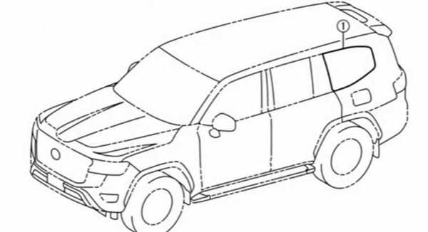 Раскраска Toyota Land Cruiser 200