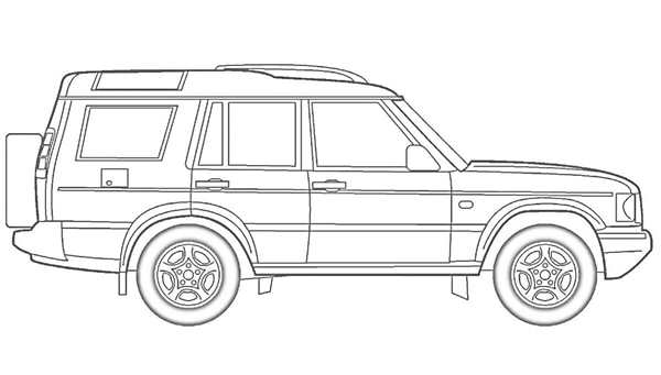 Range Rover раскраска