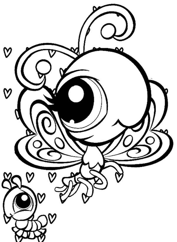 Раскраска Littlest Pet shop