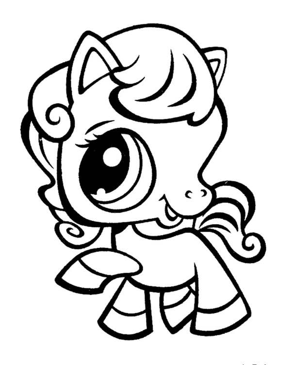 Раскраска Littlest Pet shop