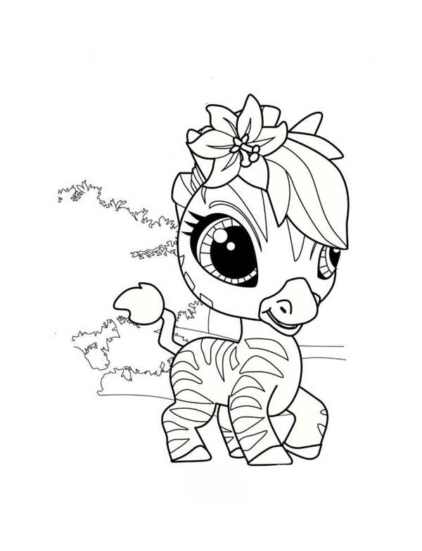Раскраска Littlest Pet shop