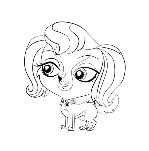 Раскраска Littlest Pet shop