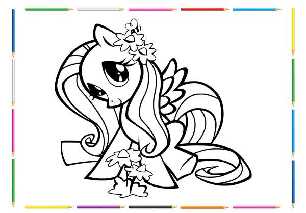 Раскраска my little Pony принцесса Каденс