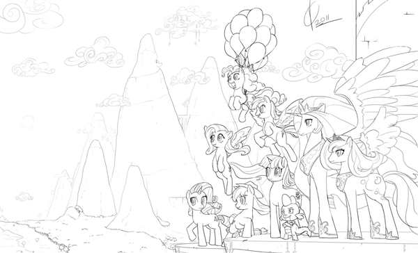 My little Pony раскраска