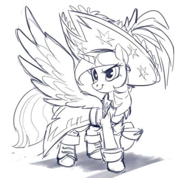My little Pony русалки раскраска