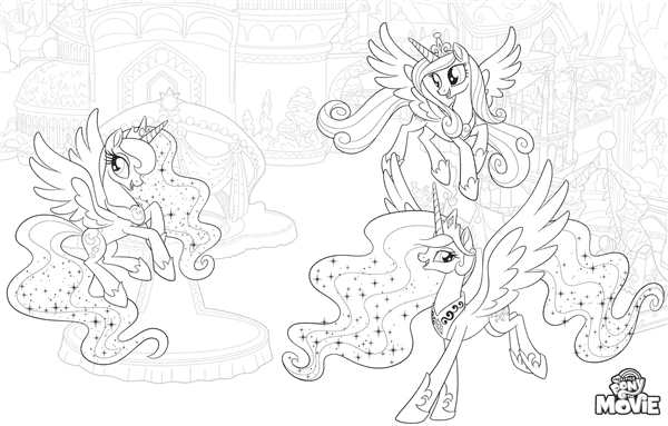 Раскраска my little Pony Санни