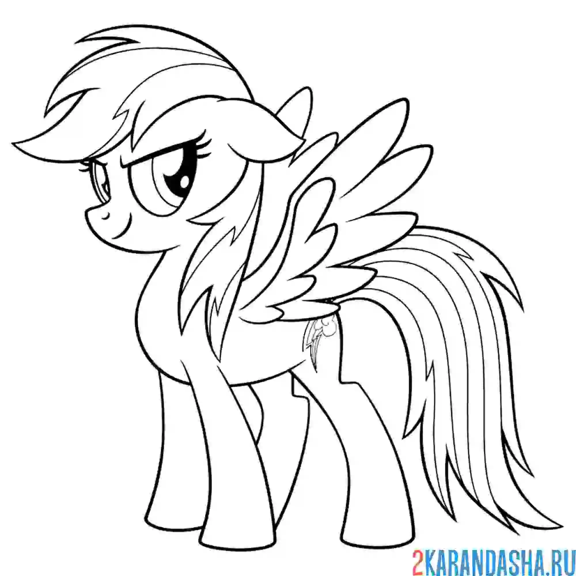 My little Pony раскраска