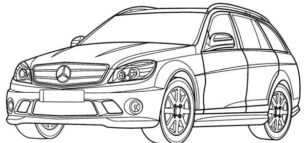 Раскраска Subaru Impreza