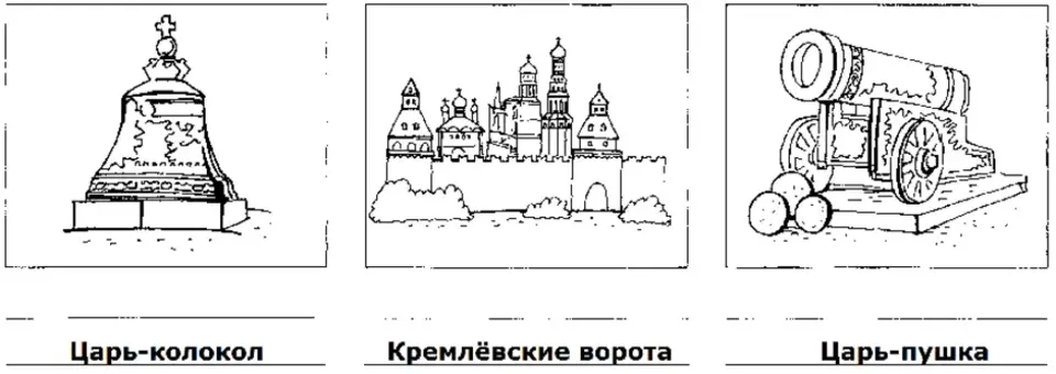 Раскраска храм Василия Блаженного для детей