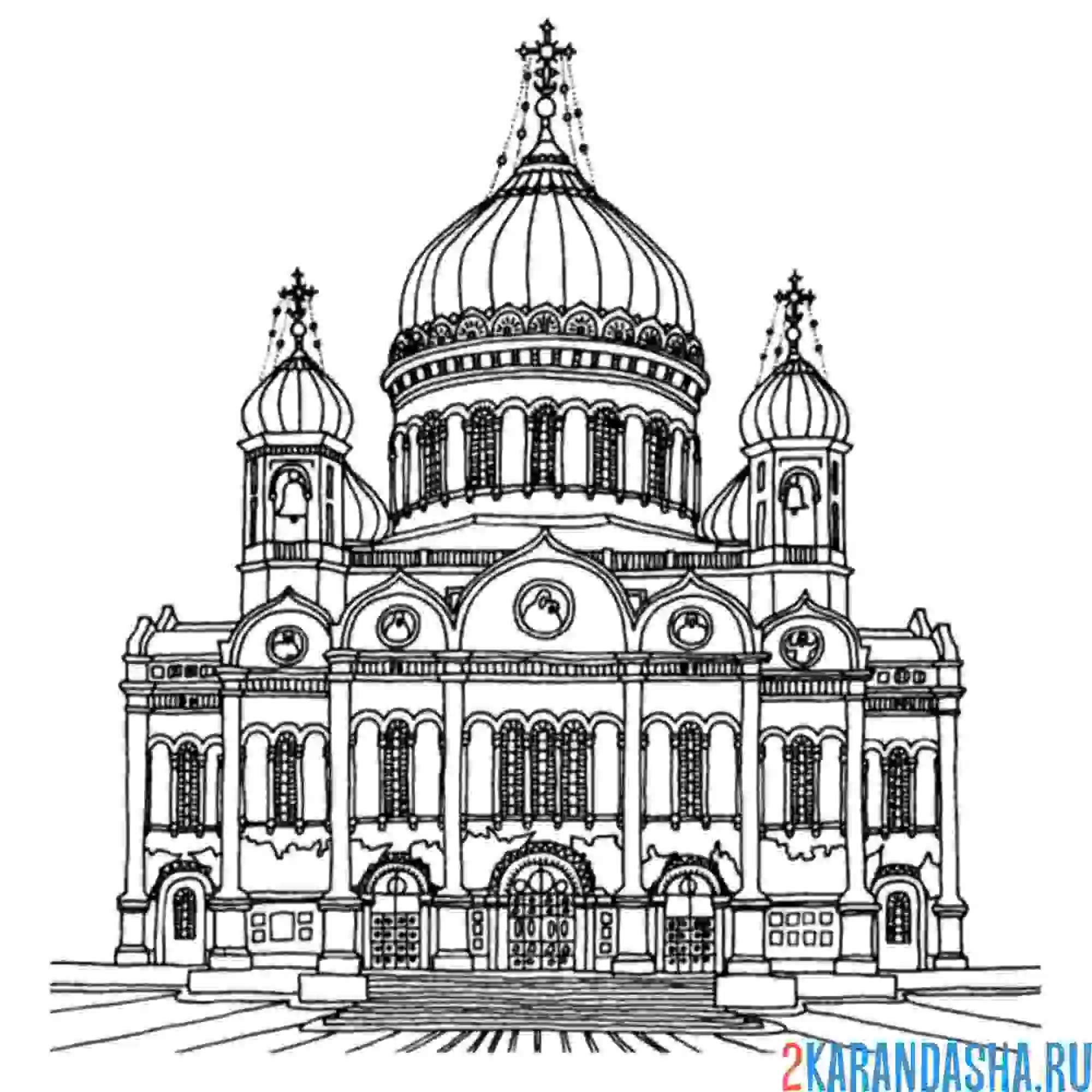 Кремль рисунок для детей