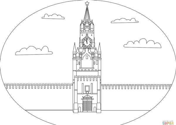 Раскраски Москва веселое и бесплатное удовольствие