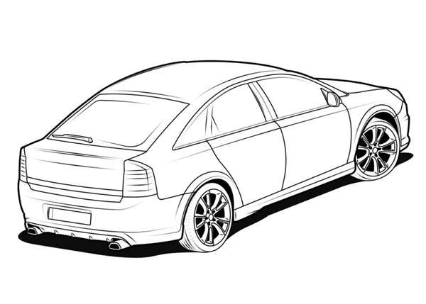 Opel Antara Blueprint