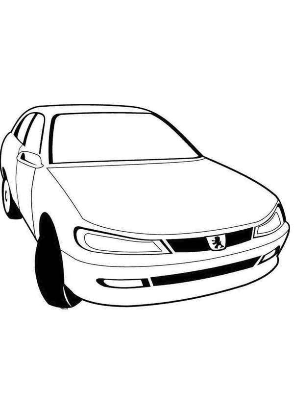 Спортивные автомобили раскраска