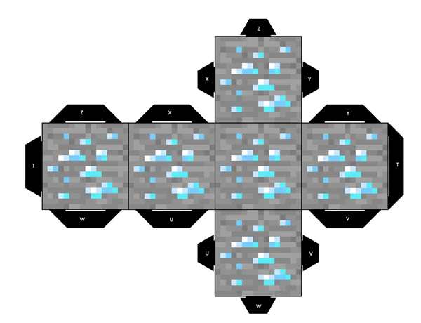 Раскраски по мотивам Майнкрафта блоки и приключения minecraftblocksprintables