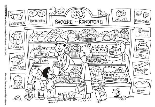 Раскраска на немецком