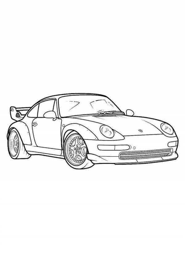 Раскраски Porsche 911 gt3 RS