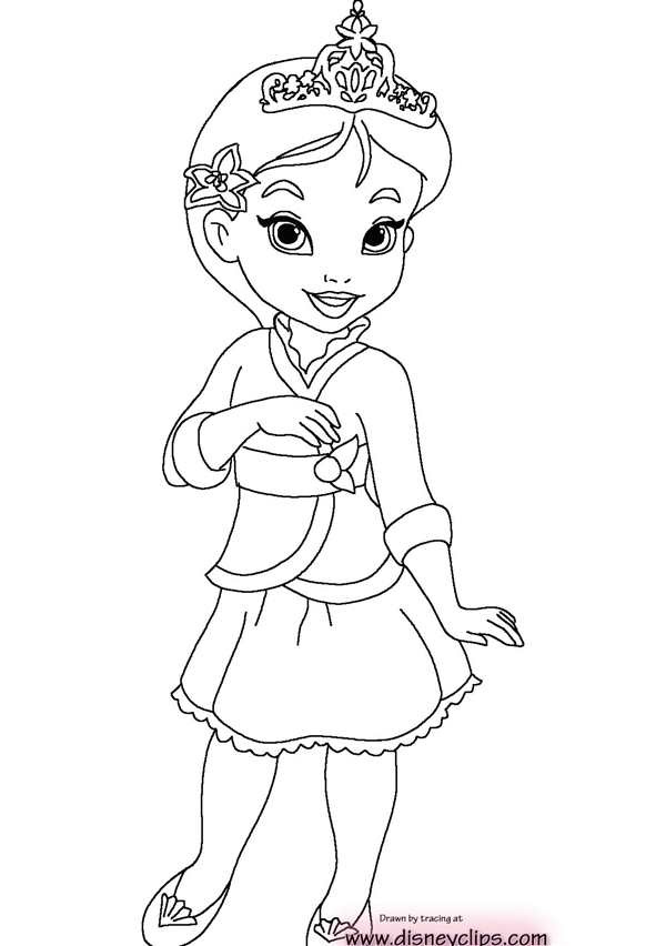 Раскраска Princess Disney