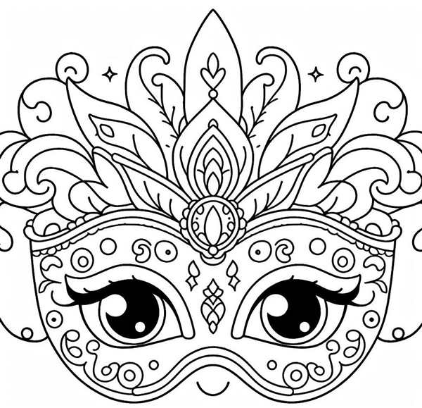Маскарадные маски шаблоны для печати