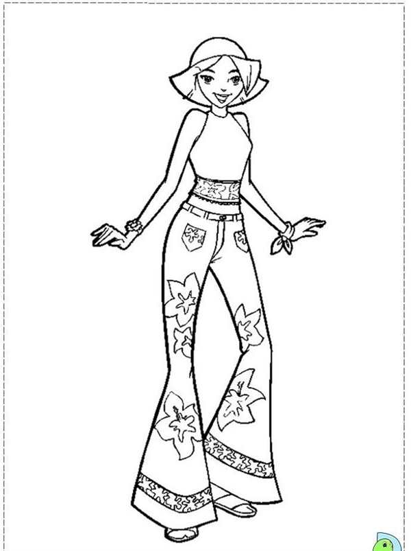 Раскраски totally Spies