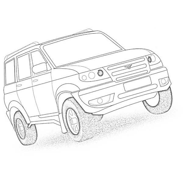 УАЗ 469 распечатка