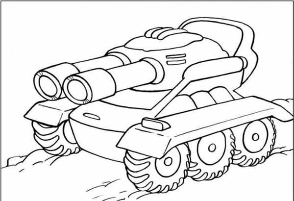 Раскраска. Боевая техника