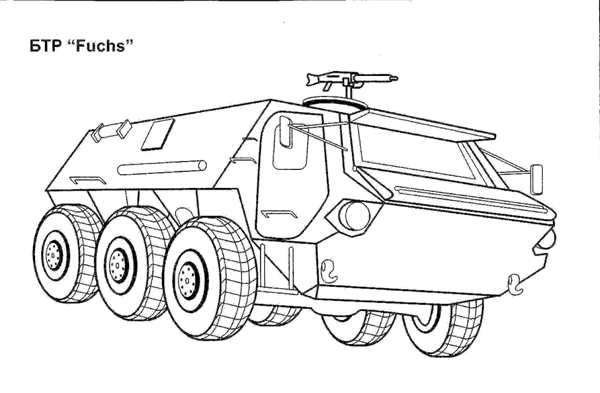 Раскраска «Военная техника»