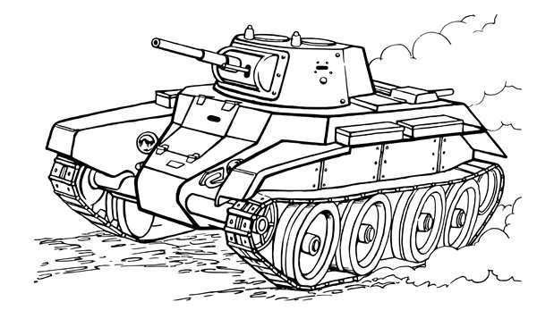 Раскраска бронетранспортер БТР-80а