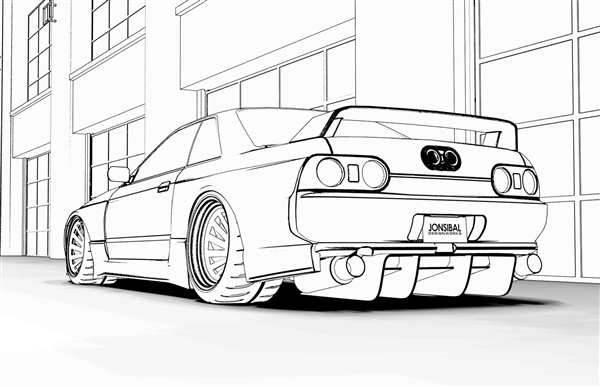 Раскраска Toyota Supra a80
