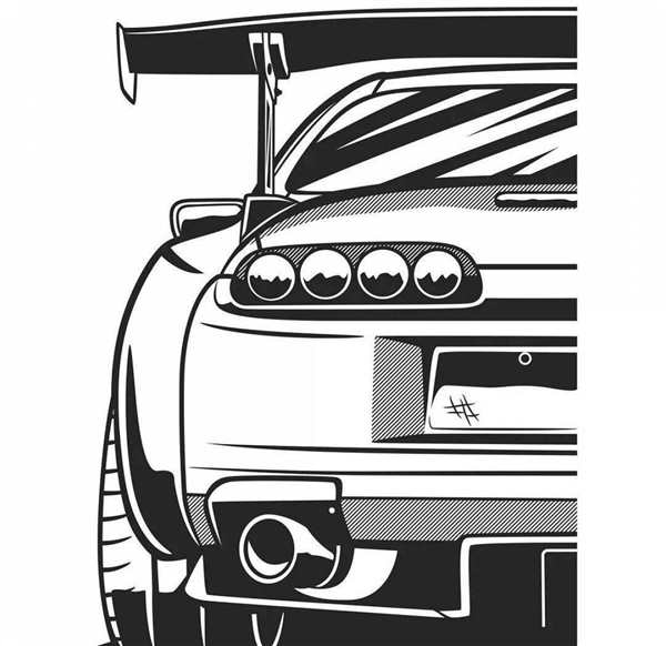 Toyota Supra a90 Blueprint