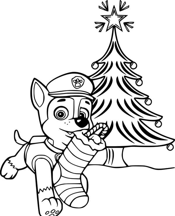 Разукрашь Скай в МERRY CHRISTMAS