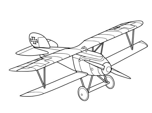 Кукурузник АН-2 раскраска