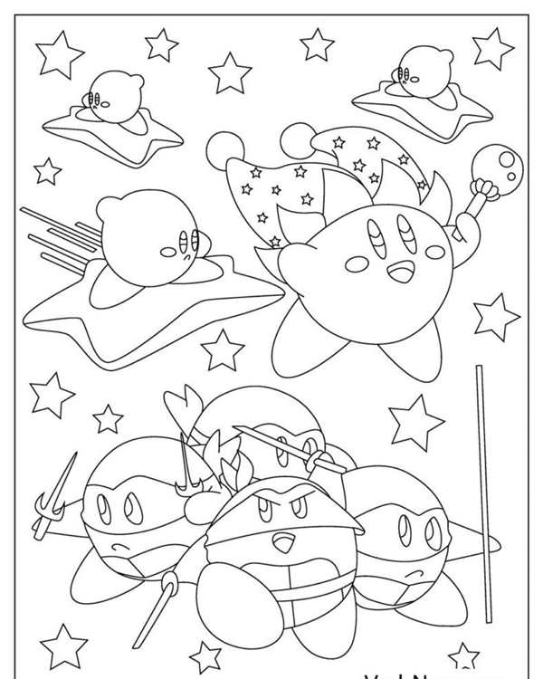 Coloring Pages Kirby