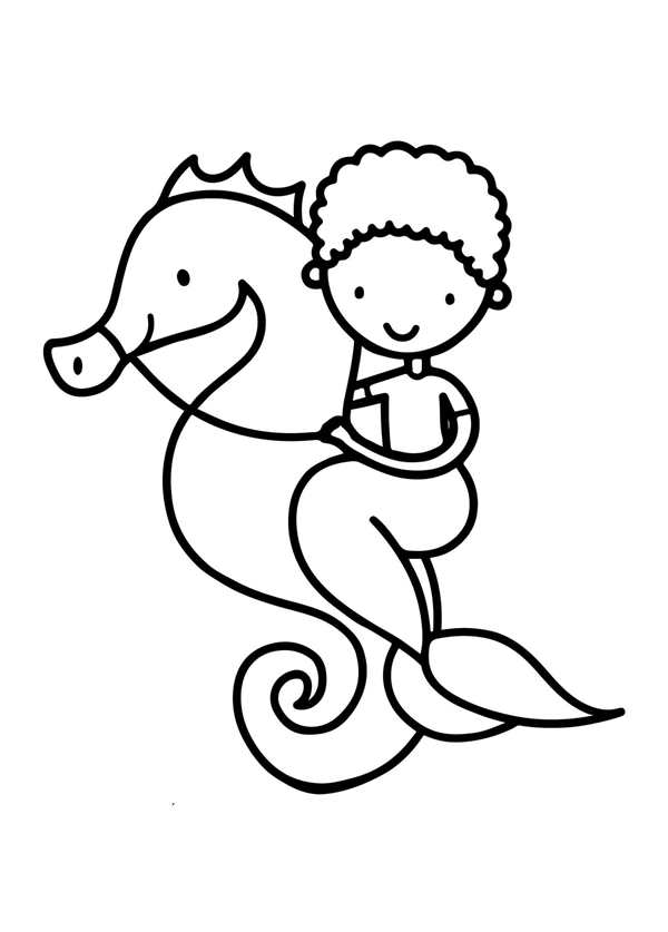 Русалка раскраска для детей 5-6 лет