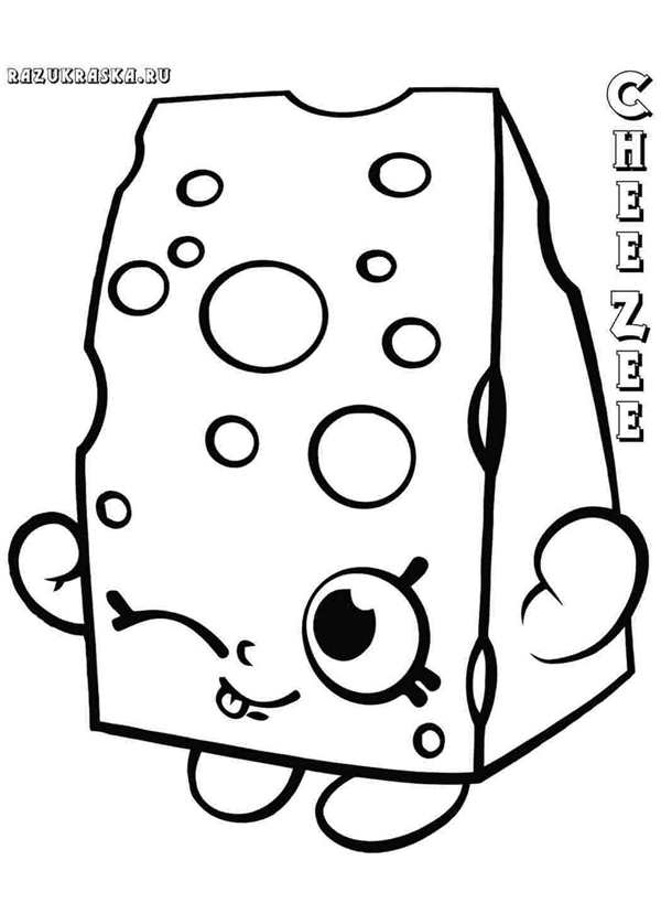 Shopkins раскраска