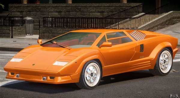 Lamborghini Countach раскраска