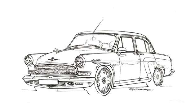 Москвич 412 рисунок
