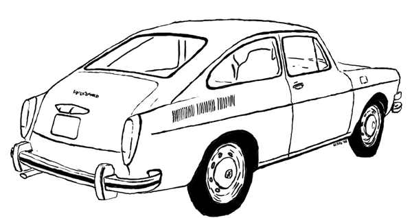 Раскраска Москвич 2140