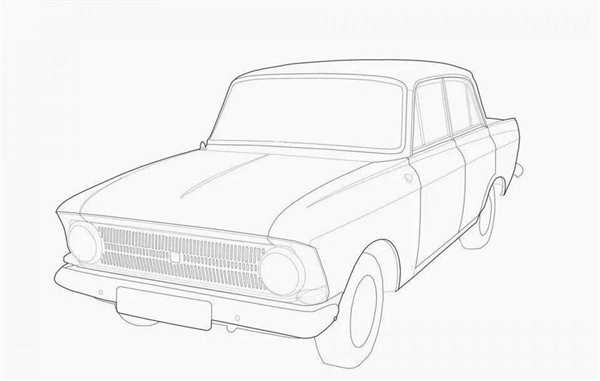 Москвич 412 ИЖ эскиз